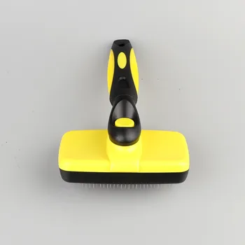 

Dog Hair Remover Cat Brush Grooming Tools Pet Clipper Attachment Pets Trimmer Combs Cleaning Supplies Self-cleaning Comb Plastic