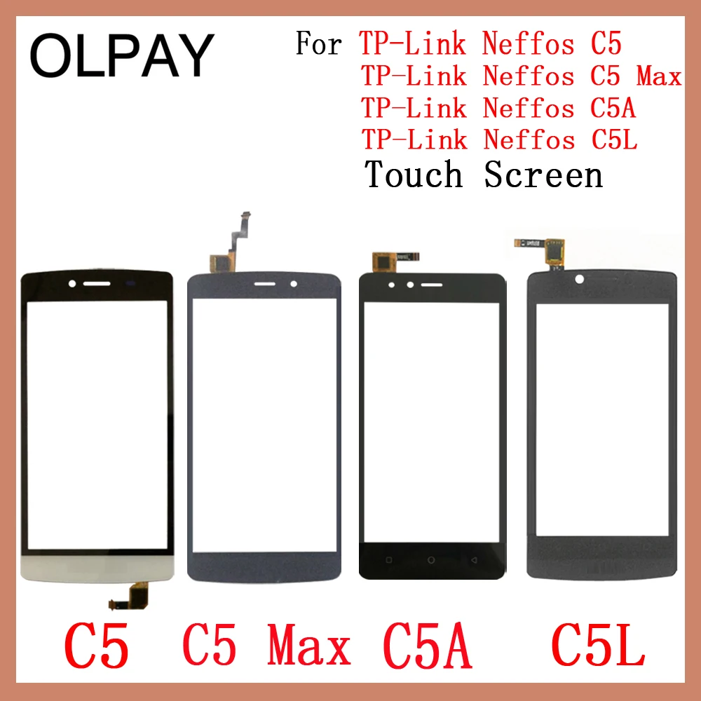 OLPAY мобильный телефон сенсорный экран для TP-Link Neffos C5 C5A C5L C5 MAX сенсорный экран стекло дигитайзер панель объектив сенсор ремонт