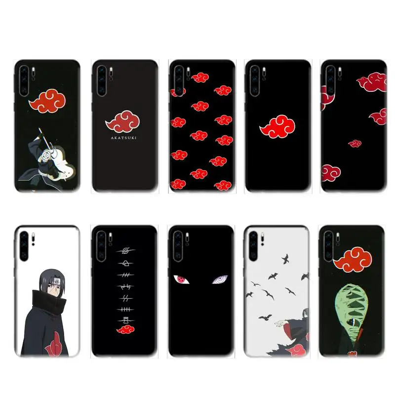 Чехол Naruto AKATSUKI для huawei p20 p30 p40 pro mate 10 20 30 lite p smart y7 2019 plus nova 3I чехлы Обложка|Бамперы| |