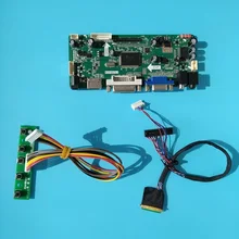 Комплект для N140BGE-L42 lcd светодиодный DVI аудио панель экран плата контроллера DIY драйвер 1366X768 LVDS 40pin 1" VGA HDMI