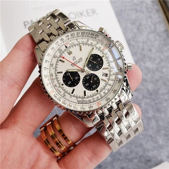 

2020 Breitling Luxury Brand Wristwatch Mens and Woman Watches Mechanical Watch with Steel Strap relojes hombre automatic13