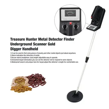 

Professional Underground Metal Detector Handheld Treasure Hunter Gold Digger Finder Sensitive Adjustable Scanner Hunting MD3005