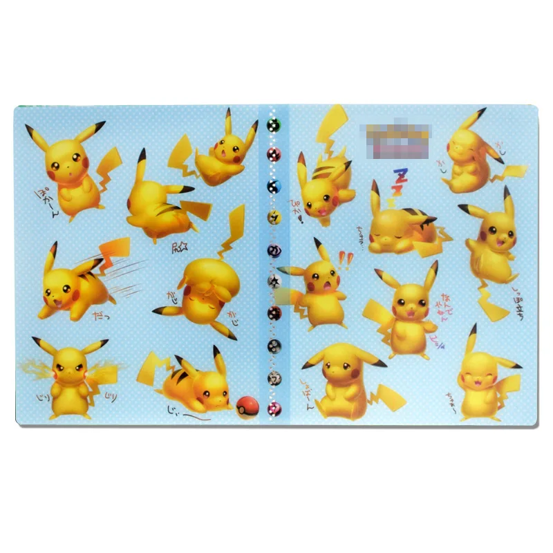 Takara Pokemon Card Album 112 240 карты Пикачу настольная колода игра игрушки PTCG аксессуары карты коллекция книга для детей - Цвет: 240 pikaqiu
