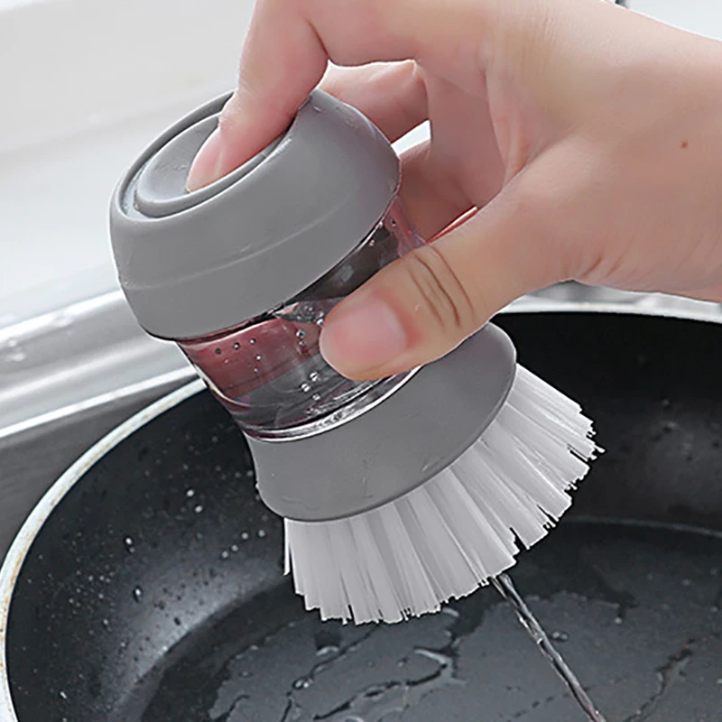 Кухня щетка для мытья посуду пластиковые гидравлический стиральная potbrush щетки для чистки посуда домашняя щетка для чистки инструменты Кухня