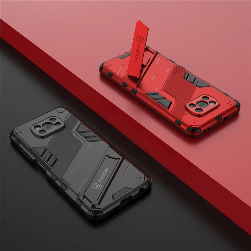 Custodia Per Telefono Punk Per Xiaomi Poco X3 Pro Custodia Per Poco X3 Pro Cover Armor Pc Paraurti Protettivo In Silicone Antiurto Per Poco X3 Pro