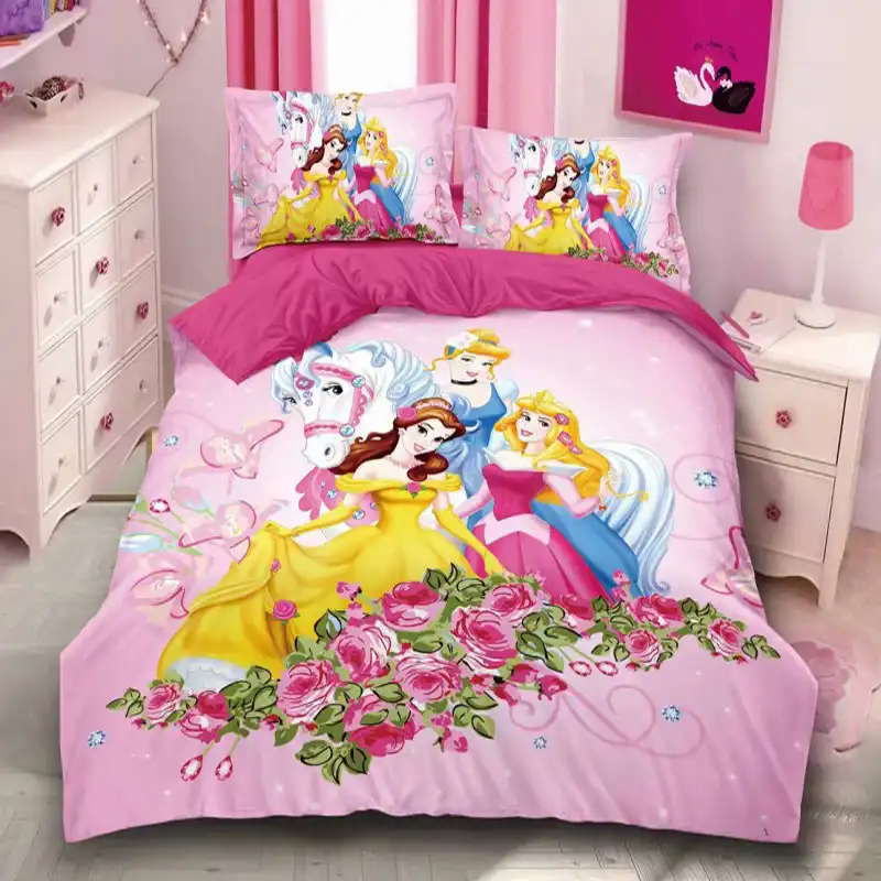 Disney Frozen Princess Practice Girls Mcqueen Car Moana Bedding Set Children S Boy S Girls Duvet Cover Set Bedroom Decor Twin Bedding Sets Aliexpress