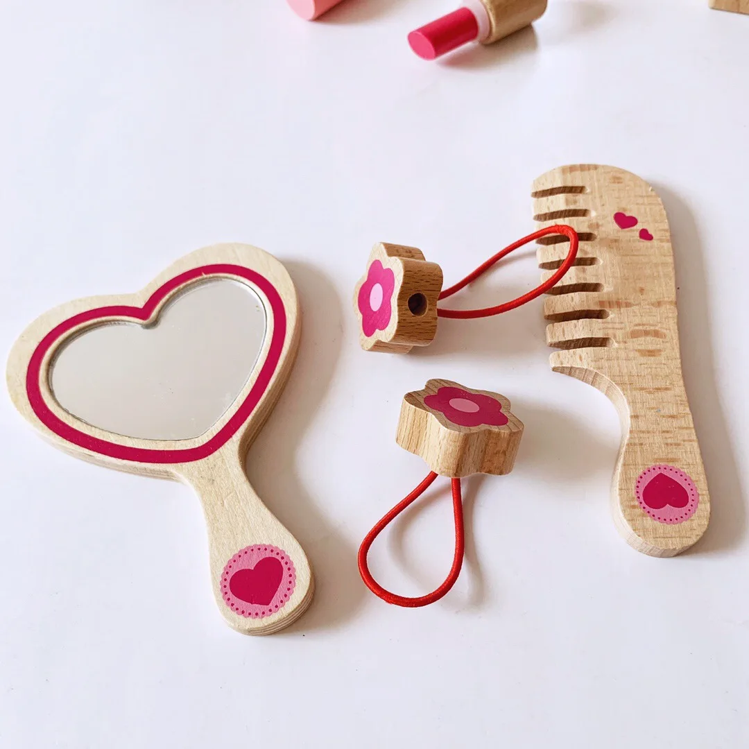Детские имитаций врача набор игрушек Медицинский Набор деревянные игрушки для детей косметичка медсестры ролевые игры дом обучающий подарок для девочек