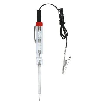

Universal 6-24V Automotive Car Circuit Tester Wire Test Lamp Probe Tool Red Car Electric Testing Lamp