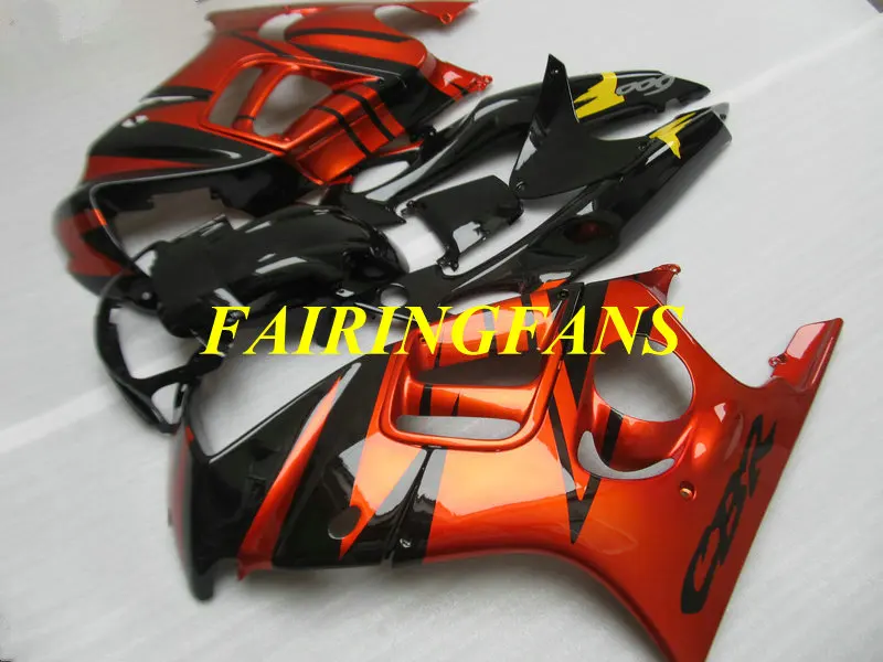 Мотоцикл обтекатель комплект для HONDA CBR600F3 97 98 CBR 600 F3 CBR 600F3 CBR600 1997 1998 красно-черные Обтекатели части+ подарки HM24
