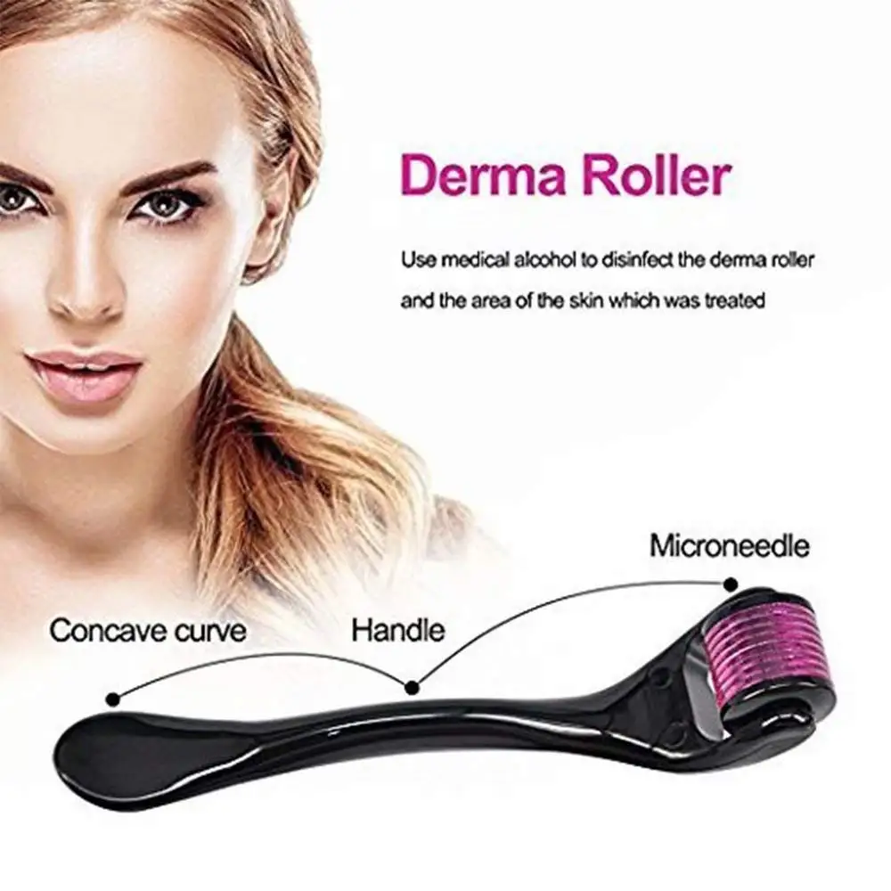 540 Derma Roller Microniddle Roller For Face Microneedling 0.2/0.3mm Needles Length Titanium Dermoroller Mesoroller For Hair 4