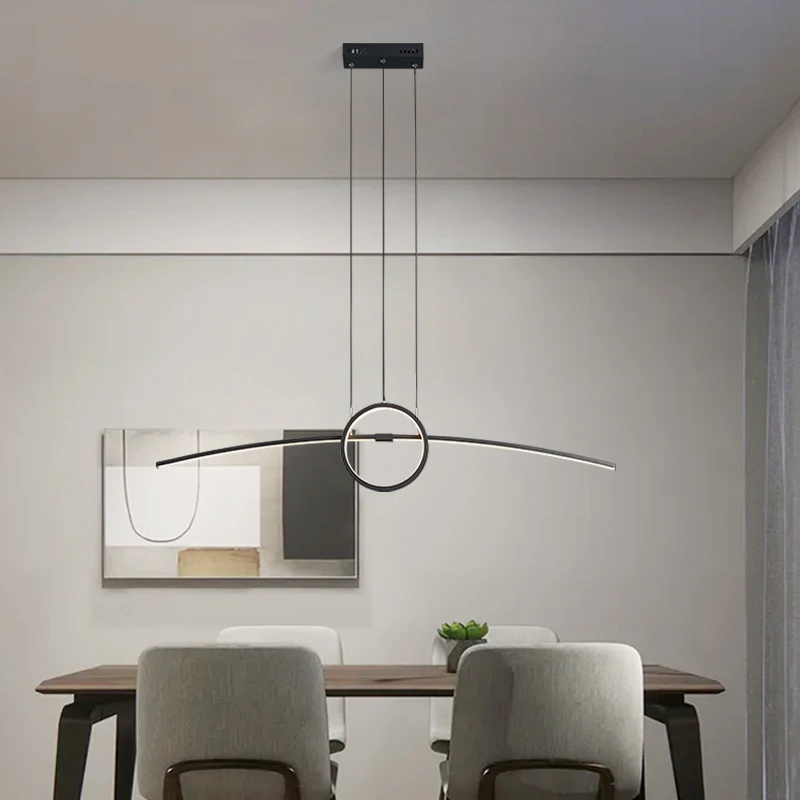 L100CM LED Pendant Lights Hanging Lamp For Dining Room Living Room Kitchen 85-265V Smart Home Alexa pendant lights pendant lamp