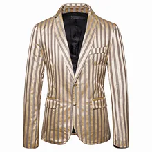 MarKyi eu Размер 2xl вечерние стильный блейзер для мужчин бренд Полосатый Хлопок Мужской бейзер пиджак slim fit Блейзер