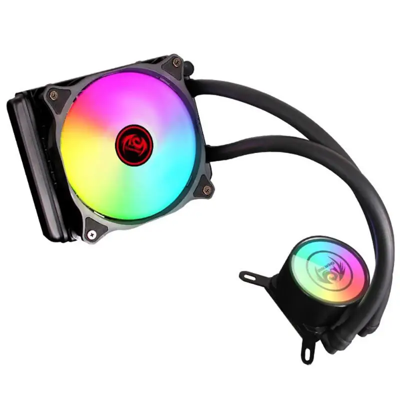 Great Wall Dragon 120 интегрированный cpu Радиатор водяного охлаждения Настольный RGB контроллер вентилятор охладителя жидкости для Intel Socket LGA115X Лидер продаж