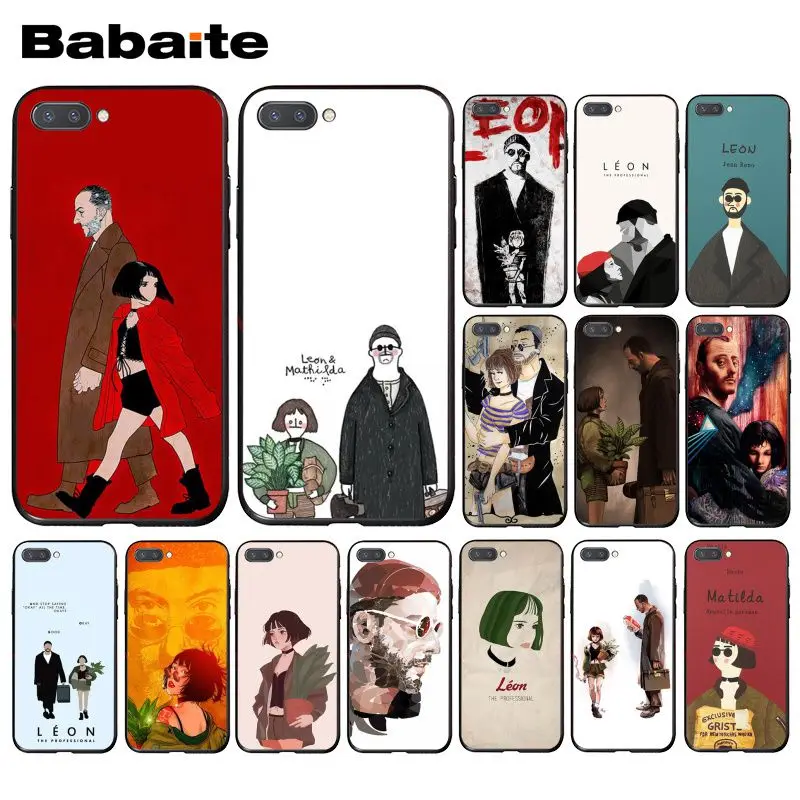 

Babaite Leon Matilda Natalie Portman Movie Poster Phone Case for Huawei Honor 8X 9 10 20 Lite Honor 7A 7C Honor10i View20