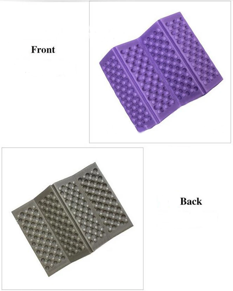 Портативный складной коврик небольшой водонепроницаемый из пенопласта 5 цветов