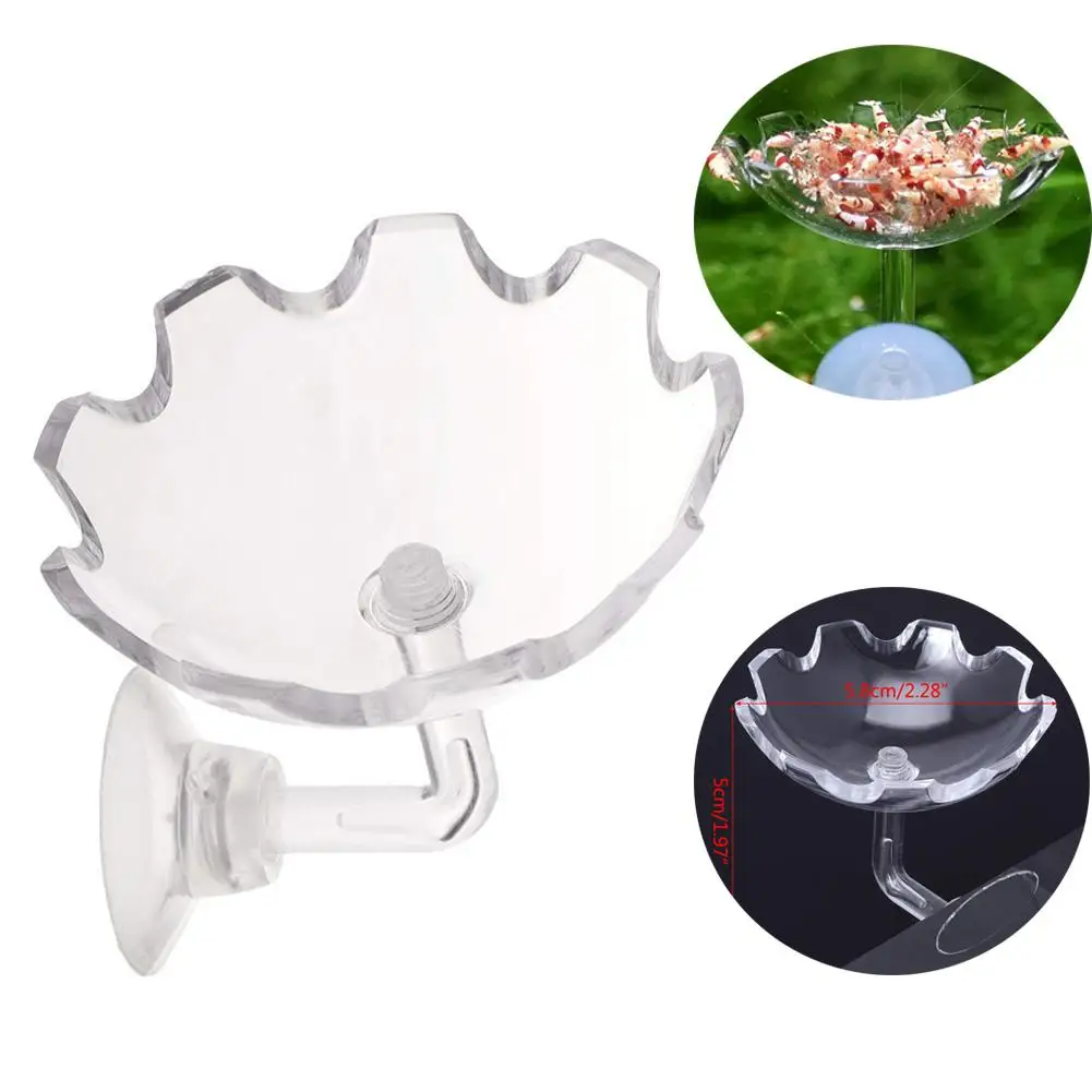 Новая аквариумная рыбка кормушка для креветок акриловый аквариум плавающая