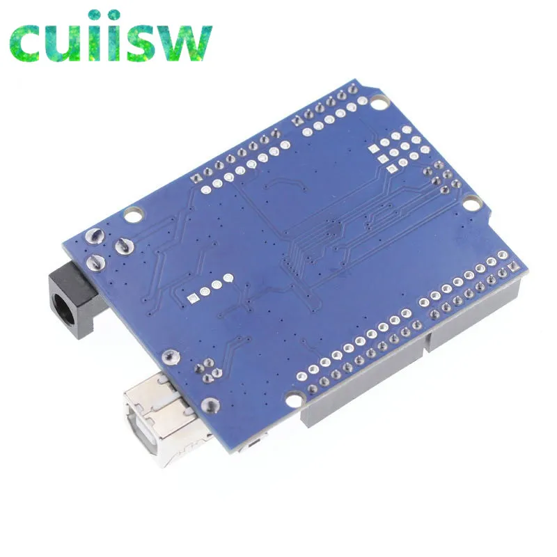 Cuiisw 1 шт. UNO R3 UNO R3 CH340G+ MEGA328P Чип 16 МГц для Arduino UNO R3 макетная плата+ USB кабель