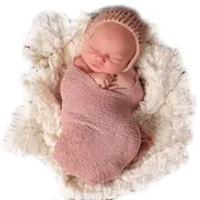 Покрывало для фото Длинные волосы фотография обертывание лохматый уголок ковер фотография Реквизит с рябью обертывание для новорожденных