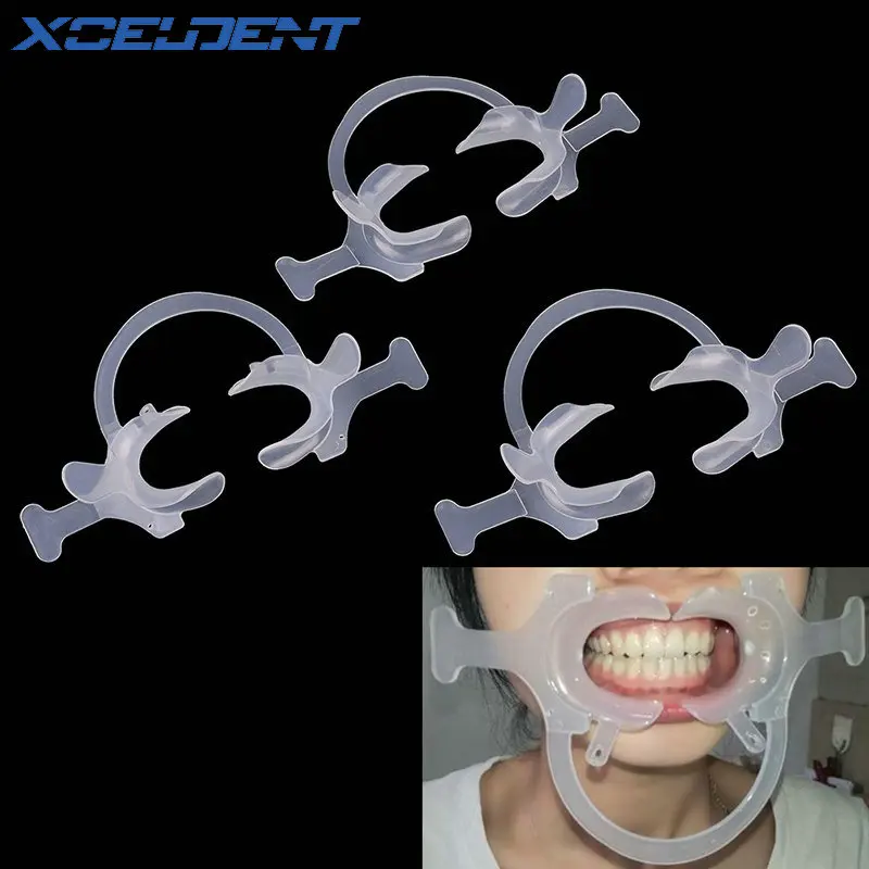 5 шт. Стоматологический материал ортодонтический C Тип прозрачный зуб интраоральный Ретрактор для щек, губ Рот открывалка стоматологический инструмент
