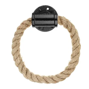 

Wall Mount Storage Exquisite Towel Holder Hanger Rope Organiser Cast Iron Industrial Vintage Home Rack Bathroom Decoration