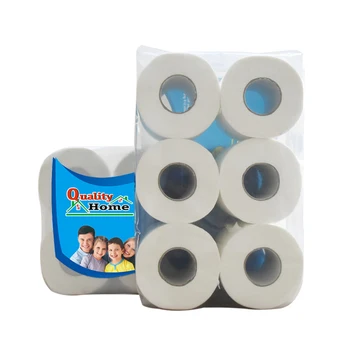 

6 Rolled Paper Small Roll of Toilet Paper Toilet Paper Hotel Kitchen Affordable Fcl Paper Towels Wholesale