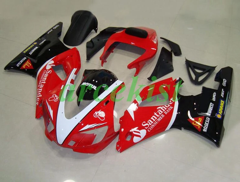 

4Gifts New ABS Motorcycle Full Fairings Kit Fit For Yamaha YZF-R1 1998 1999 98 99 r1 Body Kits Custom Free Red black