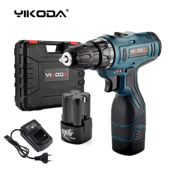 

16.8V Household Double Speed 10mm Led Light Lithium Battery Screwdriver Rechargeable Power Tools Cordless Drill