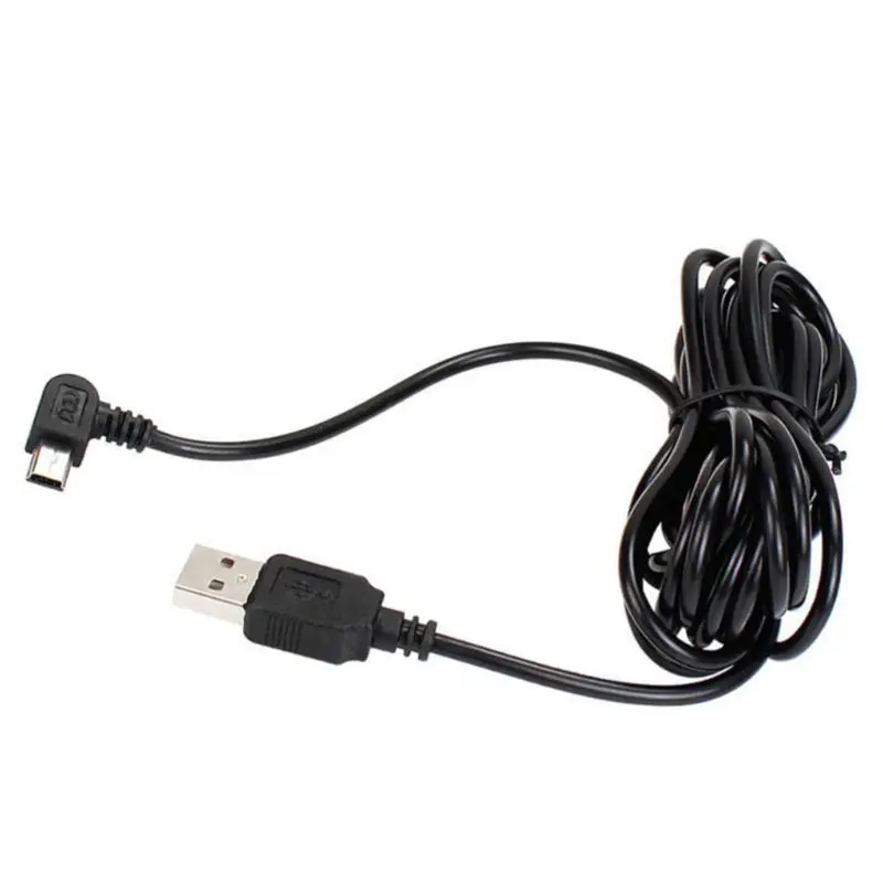 Charging Cable Car Driving Recorder 3.5M USB Charging Power Cord 3.5M USB Charging Cable To Mini 5 Pin For GPS