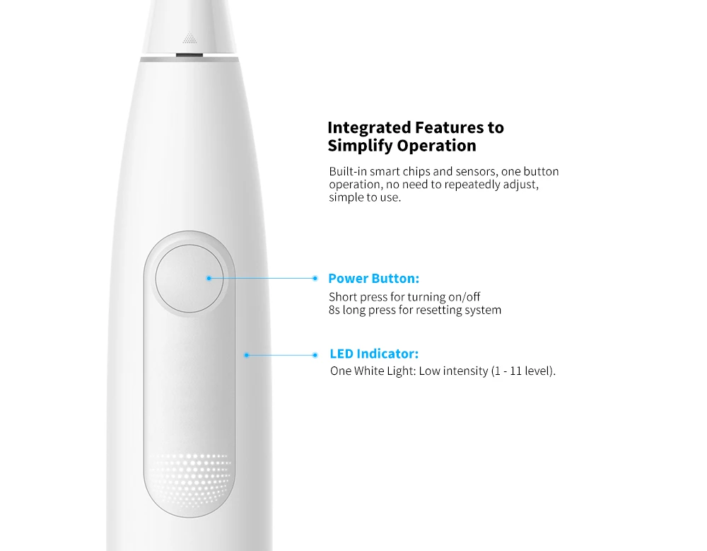 Зубная щетка Oclean Z1 звуковая электрическая водонепроницаемая IPX7 Автоматическая