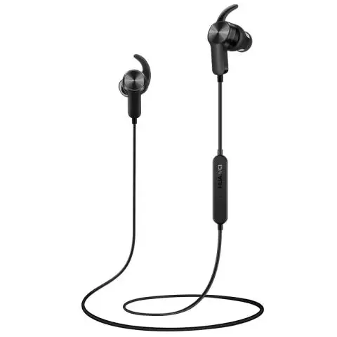 Оригинальные спортивные наушники HUAWEI AM60, беспроводные Bluetooth наушники Honor xSport с микрофоном, водонепроницаемые Bluetooth 4,1 для наружной гарнитуры - Цвет: black