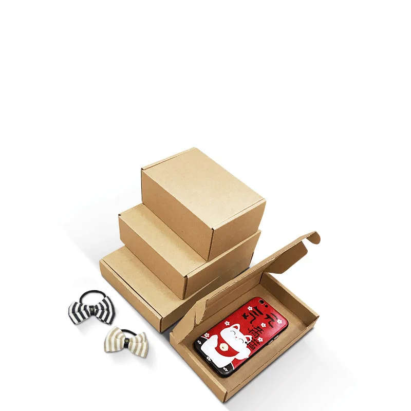

Retail 18*11*6cm 10pcs/lot Brown Paper Kraft Box Gift Packing Boxes Packaging Storage Kraft Paper Boxes Mailing Box