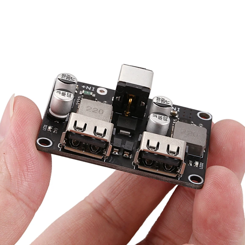 Лидер продаж 2 канала Usb Qc3.0 Qc2.0 постоянного тока Dc понижающий преобразователь зарядки понижающий модуль 6-32V 9V 12V 24V постоянного тока до быстрое зарядное устройство цепи Бо