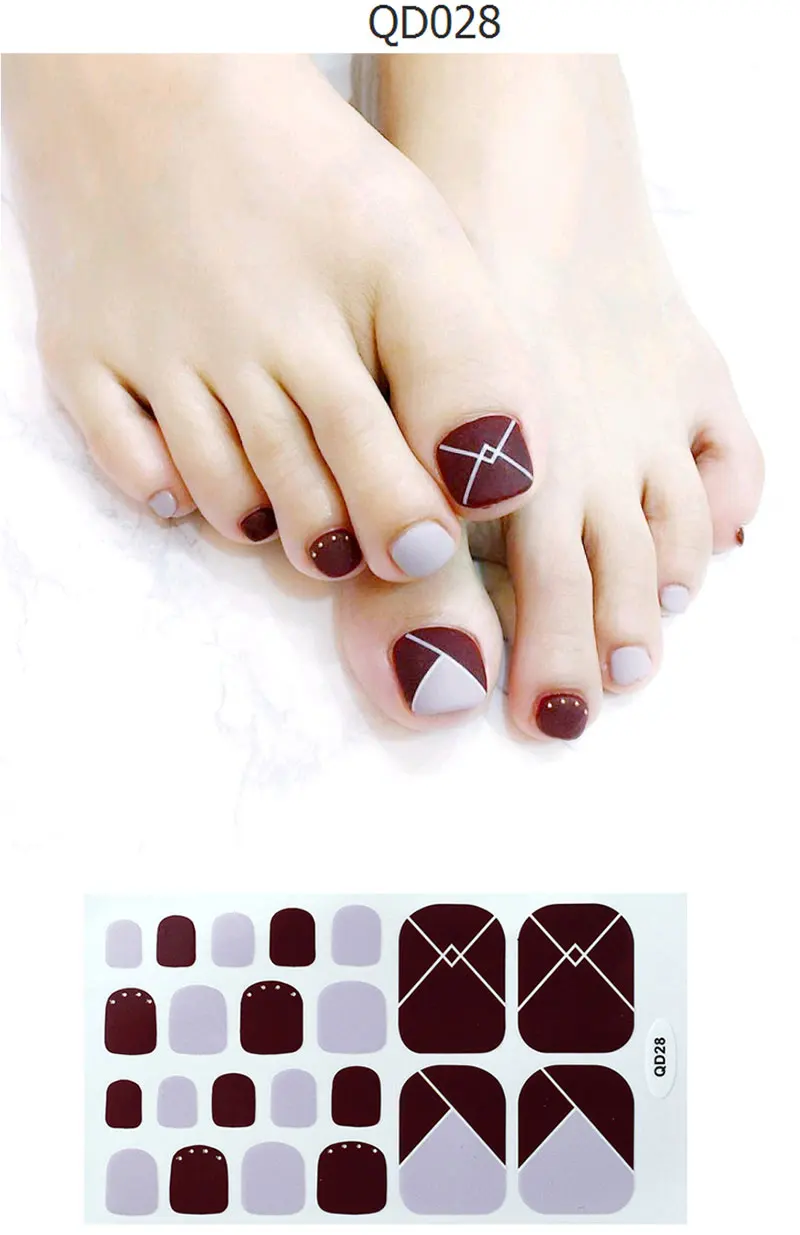 Наклейка для ногтей водостойкая летняя Корейская маленькая свежая Милая наклейка для ногтей er аппликация для ногтей декоративные гвозди - Цвет: 28