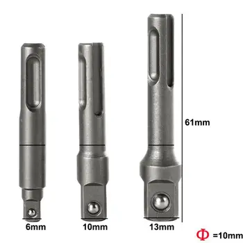

Workshop Screwdriver Bits Woodworking Tool Parts 5PCS SDS Plus Hex Socket