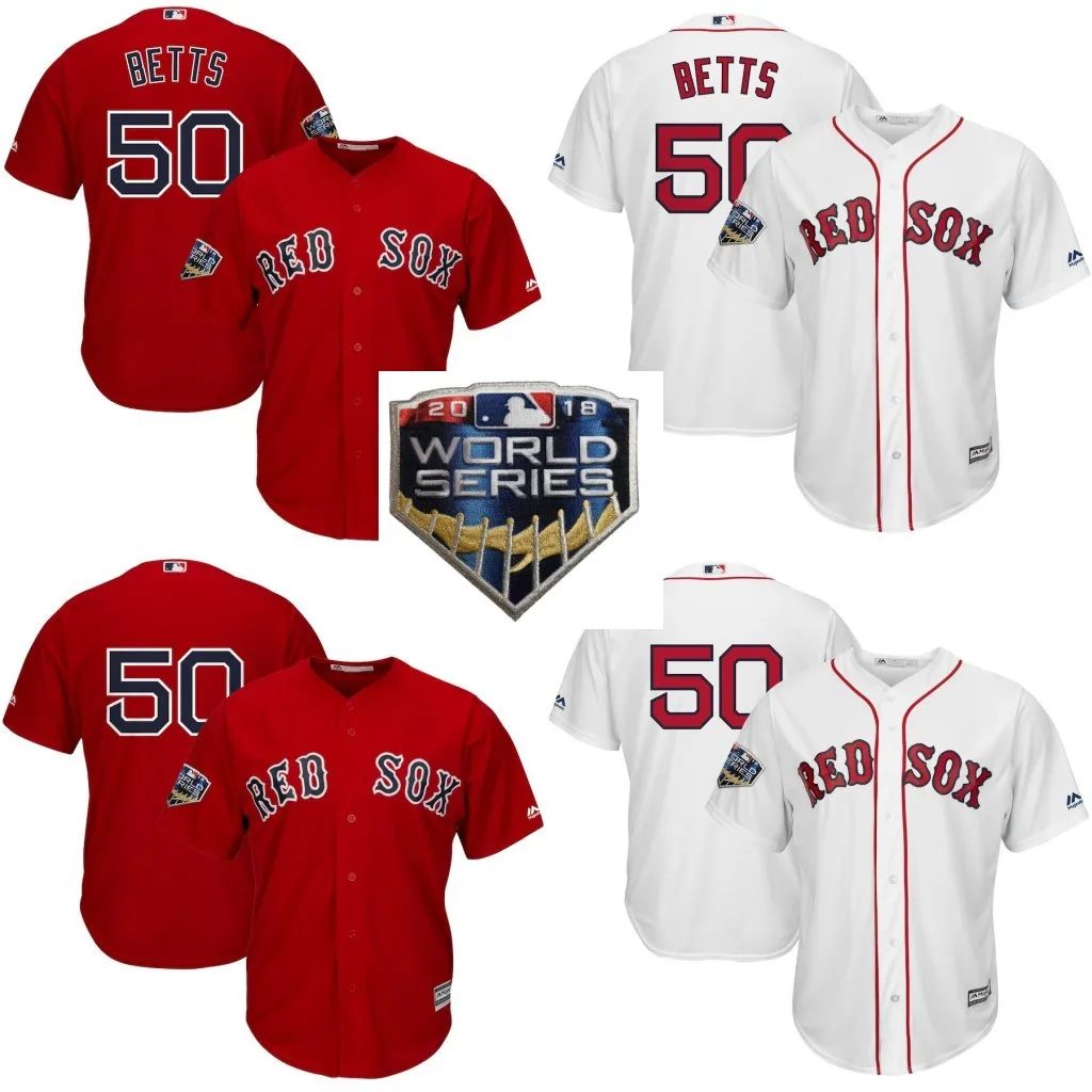 Новинка,, Мужская футболка Boston David Ortiz Mookie Betts, World