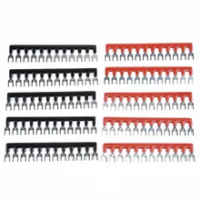 Лот 12-позиционный 660V 100A Dual Row провода Барьерный блок винтовой Клеммник Панель