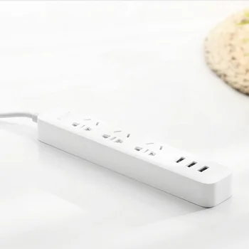 

Original Smart Home Electronic Power Strip Socket Fast Charging 3 USB + 3 Sockets Standard Plug Interface Extension EU US