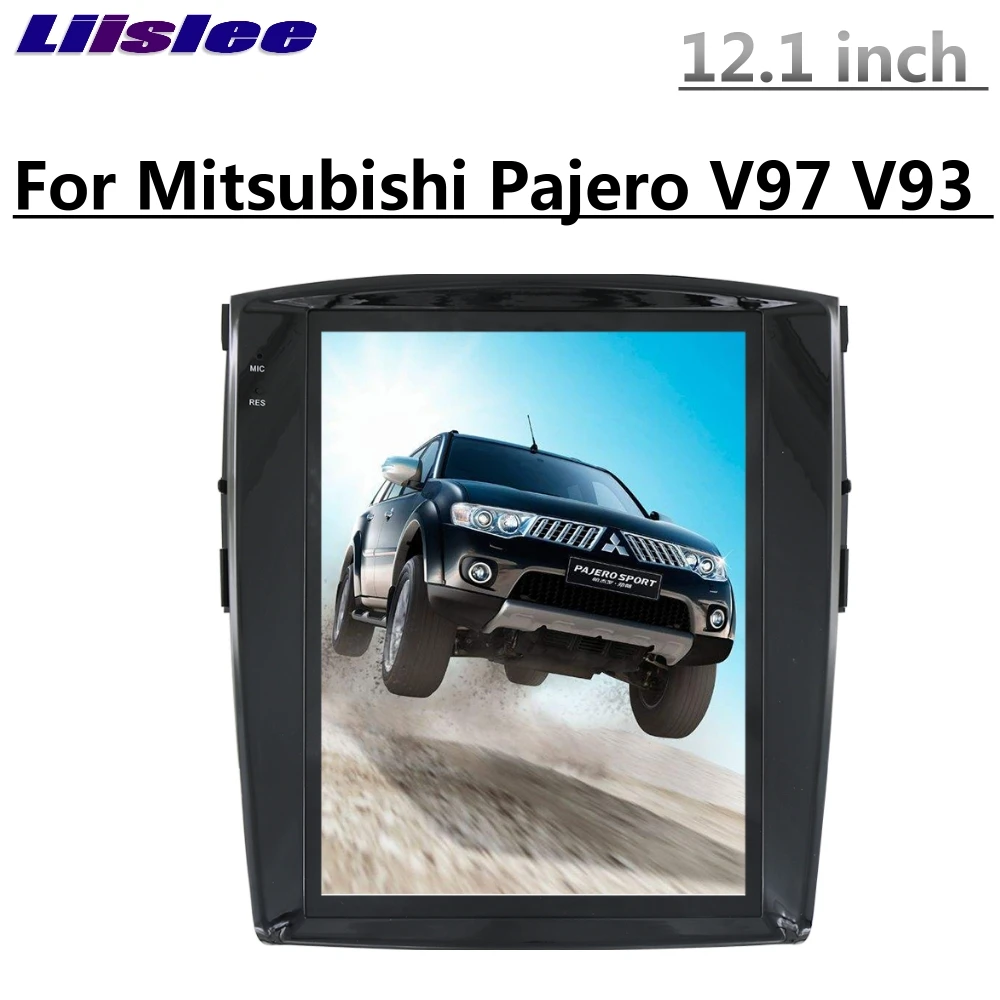 Автомобиль мультимедийный DVD gps Hi-Fi аудио радио 12 дюймов CarPlay адаптер для Mitsubishi Pajero V97 V93 2006~ навигации NAVI