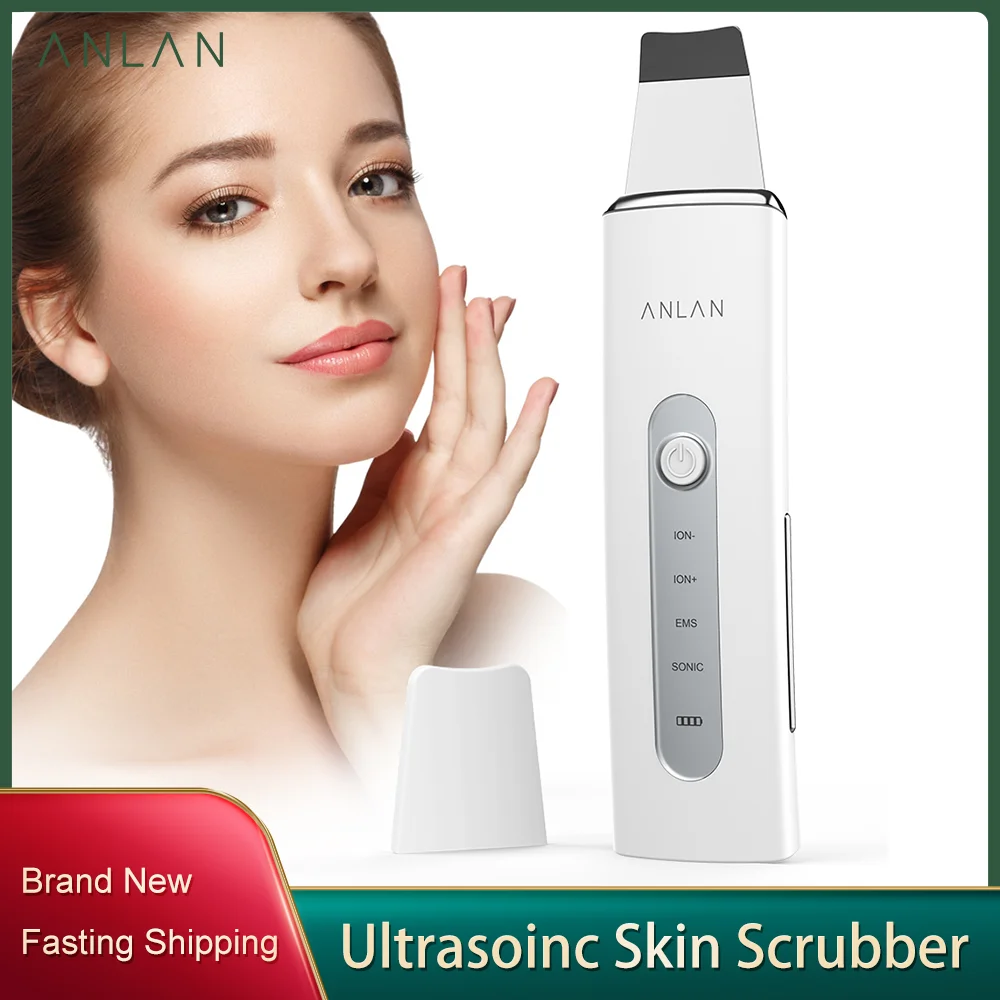 Ultrasonic Skin Scrubber Deep Cleaning Face Scrubber Vibrating Facial