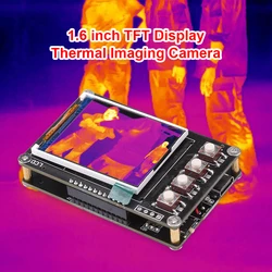 Caméra d'imagerie thermique infrarouge AMG8833, capteurs de température, écran d'affichage TFT, taux de rafraîchissement des données 10Hz 