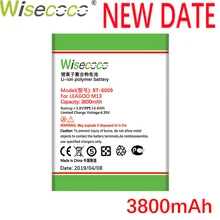 WISECOCO BT-6009 3800 мАч батарея для LEAGOO M13 CellPhoneIn новейшее производство высокое качество батарея+ номер отслеживания