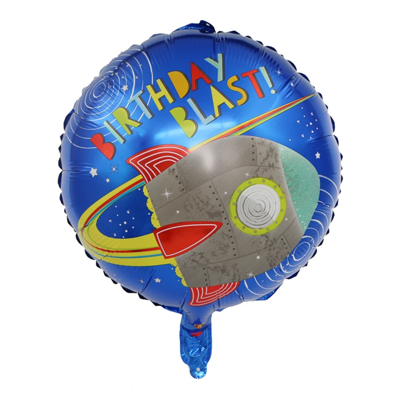 Космические вечерние воздушные шары астронавт, воздушные шары из фольги, тема галактики вечерние, для мальчиков, детский Декор для вечеринки в честь Дня рождения, сувениры, гелий - Цвет: 6