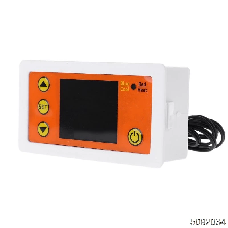 AC110V-220V DC12V термостат Отопление охлаждения регулятор температуры с зуммером
