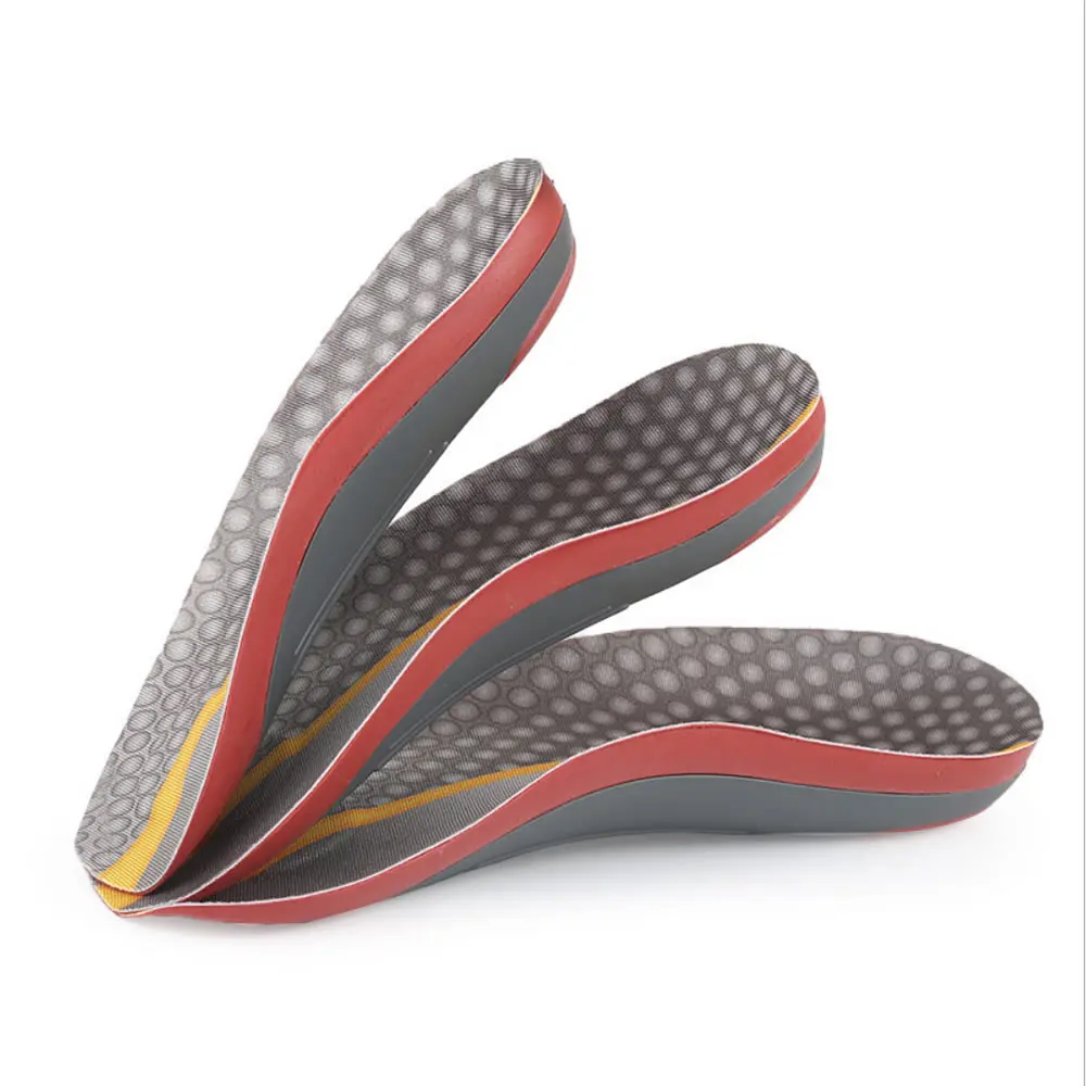 

PU Correction Leg Insoles 3/4 Foot Bow Supporting Pad Flat Foot Correction Soft Insoles Foot Valgus Orthopedic Inserts