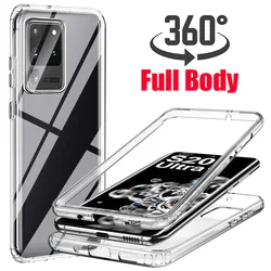 Full 360° Clear Silicone Protective Phone Case Cover - Clear (S26)