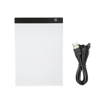 

A4 LED Writing Painting Light Box Adjustable Brightness Flat Tracing Board Illuminating Sketch Penetrating Table