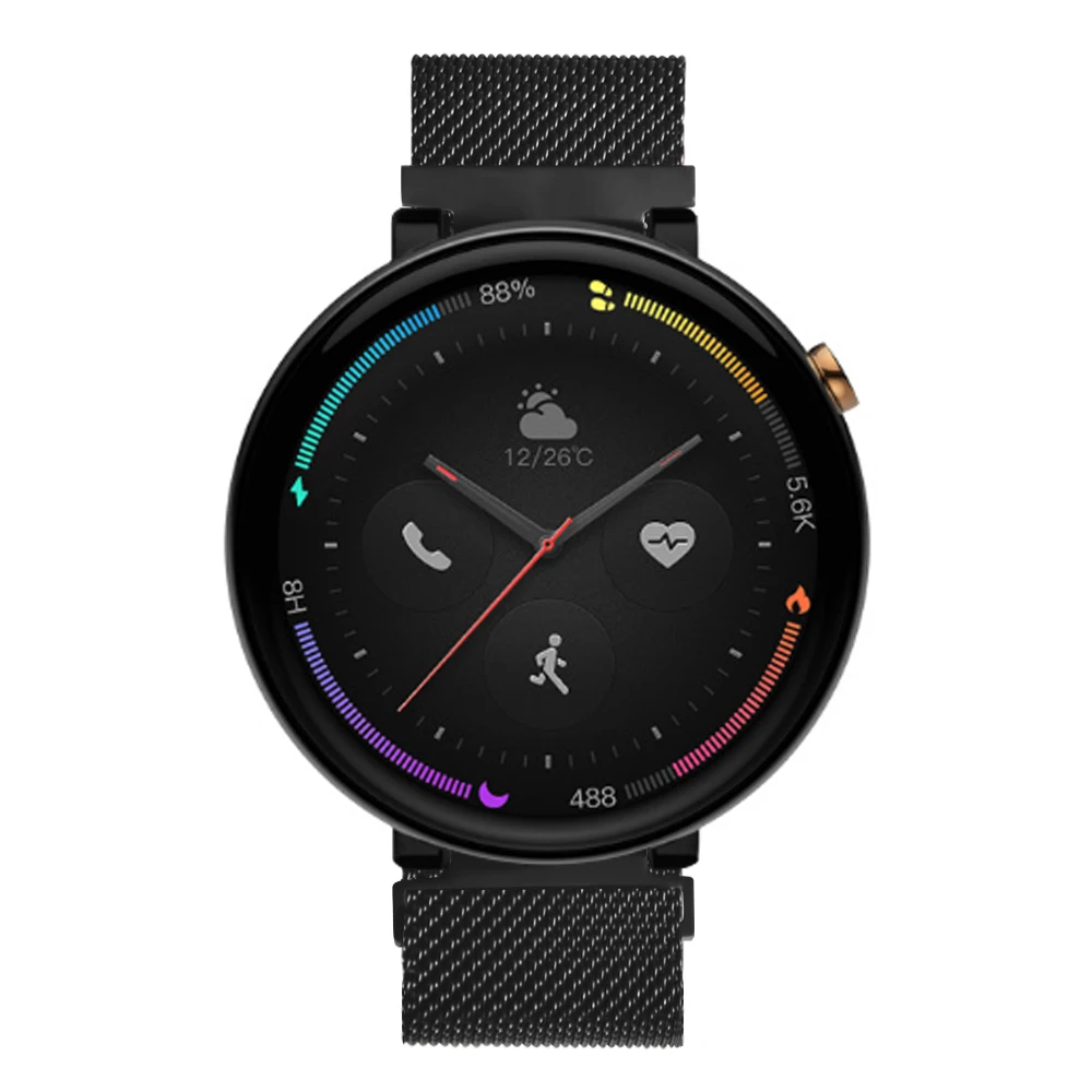 FIFATA металлический магнит Milanse ремешок для часов Huami Amazfit Verge браслет для смарт-часов Замена аксессуаров для Huami Amazfit