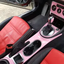 Пластиковая Автомобильная накладка на крышку панели КПП центральной консоли формовочная Накладка для Volkswagen Beetle 2013 Стайлинг