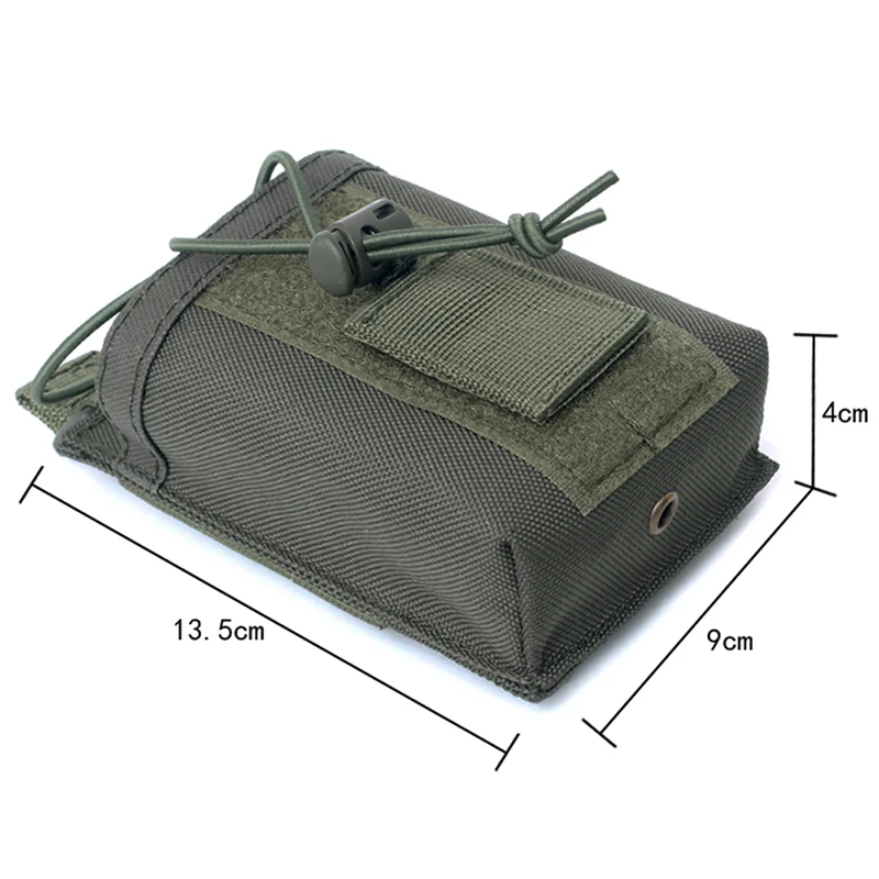1000D нейлоновый Открытый Чехол тактический спортивный кулон военный Molle Радио Walkie держатель рации сумка Подсумок Карманный - Цвет: AN