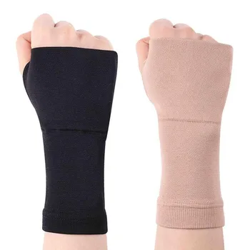 

2pcs Arthritis Chinlon Wrist Support Guards Sprains Joint Muscles Pain Relief Care Compression Sleeve Unisex Cover Scars Gloves